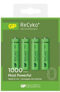 GP oplaadbare batterijen AAA